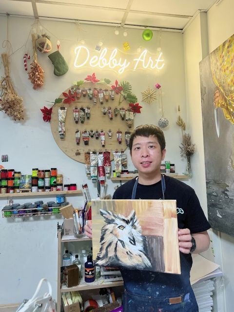 Debby Art Studio 畫室(畫畫|美術|美甲|美術用品|畫布|油畫|壓克力|流體熊|流體兔|彩繪星球燈|寵物友善